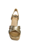 Lorita Wedge Sandal Gold
