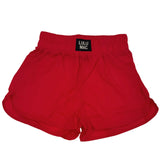 Red Lulu Mac Solid Shorts