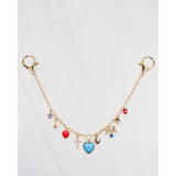Avery Bag Chain Powder Blue Red