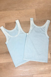 Vintage Reversible Tank Oasis Green