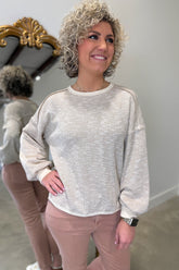 Comfy Days Top Beige