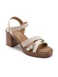 Trendy Wedge Heel Sandals Beige