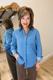 Dear John Galina Denim Blouse