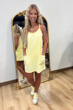 Cozumel Sporty Romper Dress Yellow