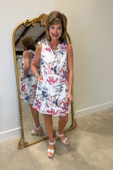 Charlie B Henley Sleeveless Dress Artist