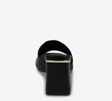 Soho Square Toe Heeled Sandals Black