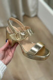 Tivola Platform Sandal Gold