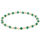 E Newton Extends Gold Sincerity 3mm Green Onyx