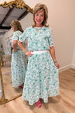 Joh Jaya Cotton Print Skirt Green