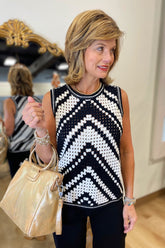 Charlie B Crochet Top Pepper