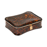 Miami Clearly Tortoise Claire Jumbo Makeup Case