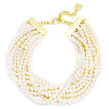 10 Strands of Pearl Necklace