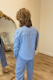 Renuar Snap Front Jacket Ashley Blue