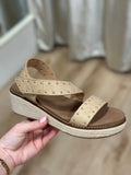 Corkys Chit Chat Sandal Almond