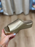 Matisse Lido Wedge Sandal Gold