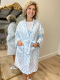 Mud Pie Blue Bow Robe