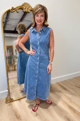 Dear John Luella Denim Dress Lake Chelan