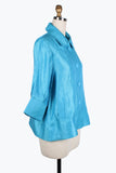 Damee Wide Ball Collar Jacket Sky Blue