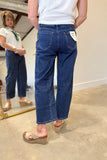 Charlie B Barrel Leg Jean Indigo