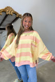 Soft Sunshine Stripe Pullover