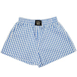 Lulu Mac Lt. Blue Gingham Boxer Short
