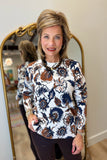 Charlie B Printed Sweater Fantasy