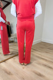 Multiples Wide Leg Pants Crimson