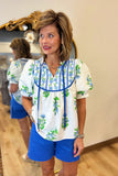 Boho Bloom Blouse White