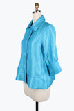 Damee Wide Ball Collar Jacket Sky Blue
