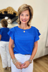 Royal Retreat Blouse