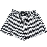 Lulu Mac Black Gingham Boxer Short