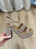 Matisse Alessia Platform Sandal Brown