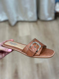 Corkys Pick Me Up Slide Sandal Cognac
