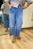 Renuar Woven Denim Pant Blue