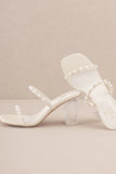 The Mae Strappy Pearl Heal Beige