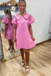 Umgee Pink Blossom Dress