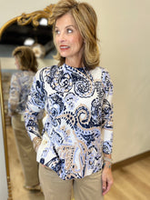 Charlie B Crew Neck Printed Sweater