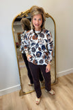 Charlie B Printed Sweater Fantasy