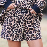 Lulu Mac Waffle Short Leopard