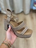 Matisse Alessia Platform Sandal Brown