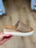 Toms Diana Mule Bronze Deco Basketweave