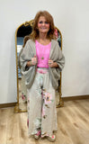 Tempo Paris Floral Palazo Pants Beige