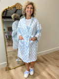 Mud Pie Blue Bow Robe