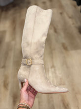 Diva Delicate Buckle Boot Beige