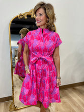 APNY Self Tie Dress Pink Multi