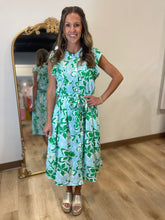 Mary Square Jenn Tropical Bouquet Dress