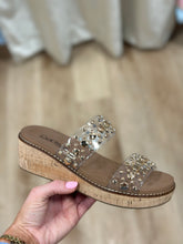 Corkys Yes Please Clear Sandals w Studs