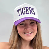 Lulu Mac Tigers Cap Deep Purple