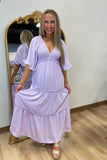 Flutter & Flow Maxi Dress Lilac