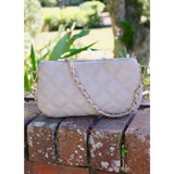 Caroline Livi Crossbody Nude Quilted DQ